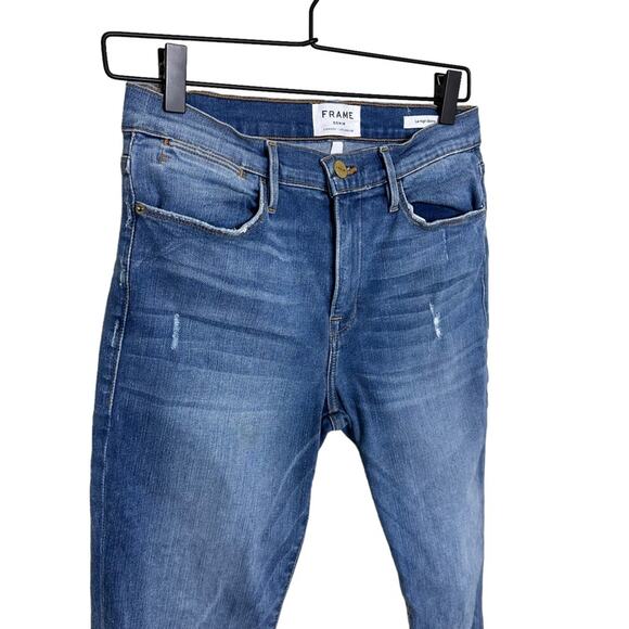 Frame Le High size 28 Skinny Jeans Gusset Step Skinny Light Wash Jeans - Picture 4 of 8